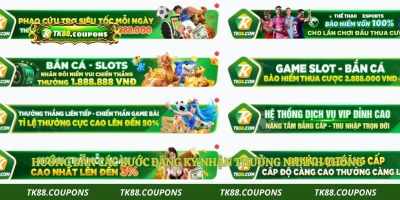 Hướng dẫn các bước đăng ký nhận thưởng nhanh chóng 